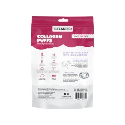 Icelandic+ Beef Collagen Mini Puffs Dehydrated Cat Treats