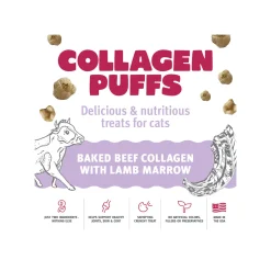 Icelandic+ Beef Collagen Mini Puffs Dehydrated Cat Treats