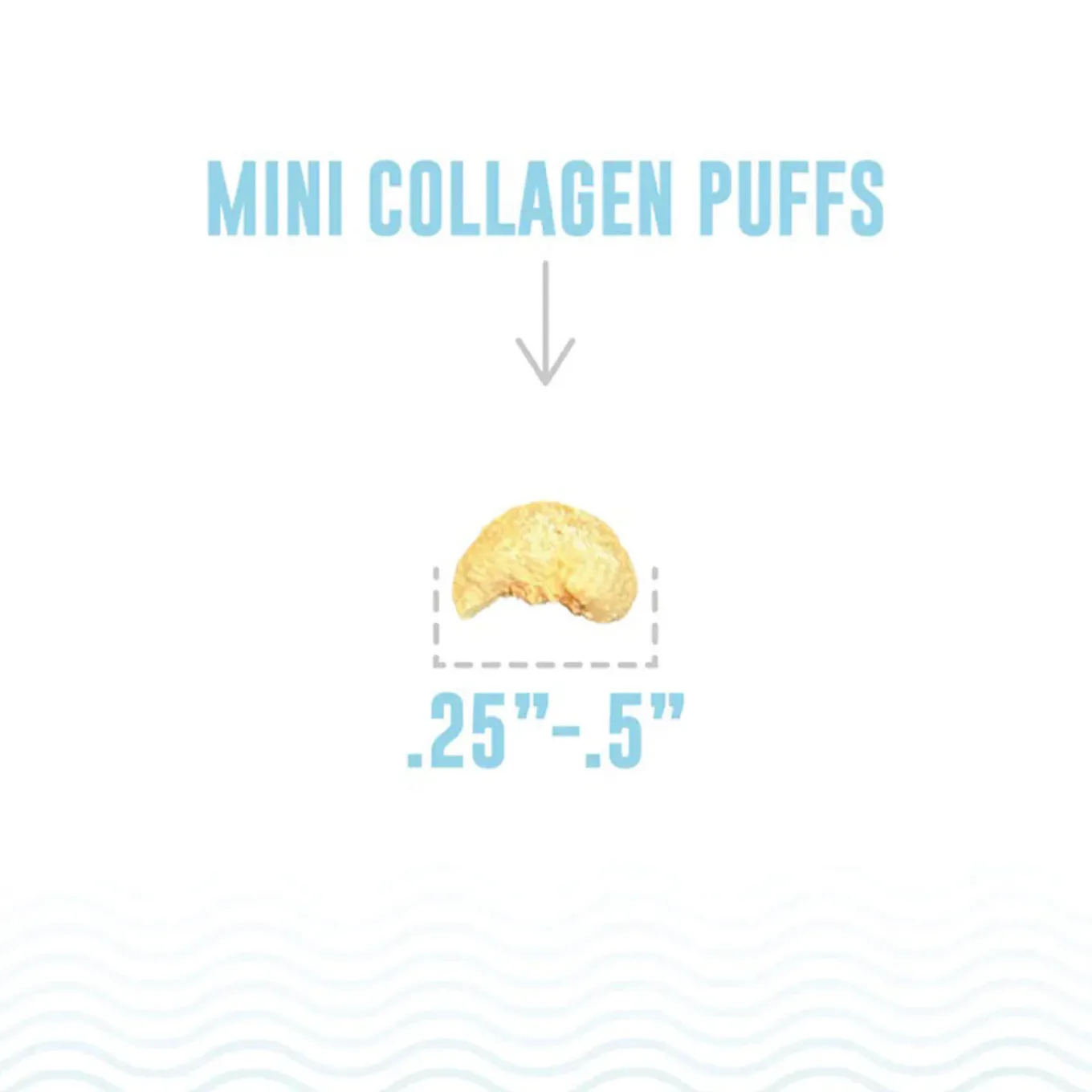 Icelandic+ Beef Collagen Mini Puffs Dehydrated Cat Treats