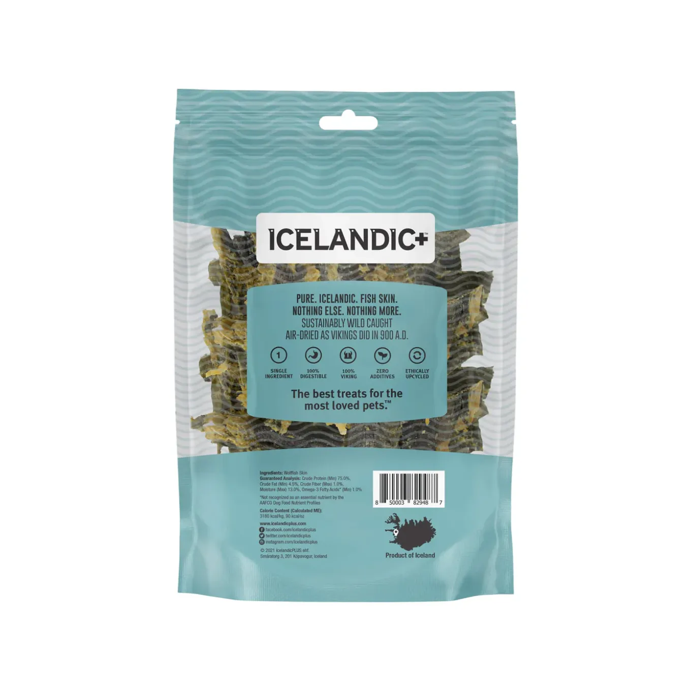 Icelandic+ Single Ingredient Wolffish Chews for Dogs