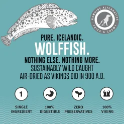 Icelandic+ Single Ingredient Wolffish Chews for Dogs