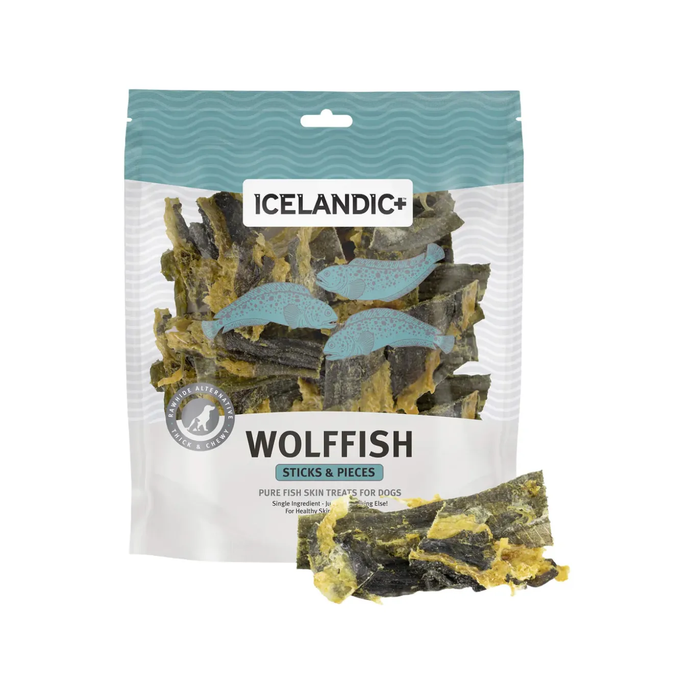 Icelandic+ Single Ingredient Wolffish Chews for Dogs