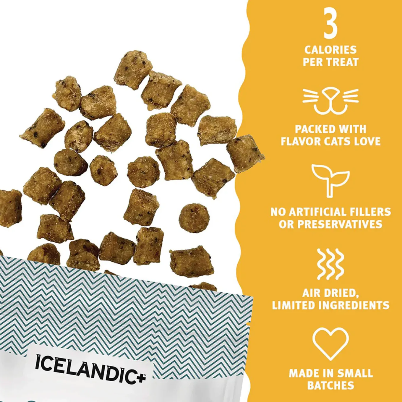 Icelandic+ Soft & Chewy Bites with Kelp for Cats