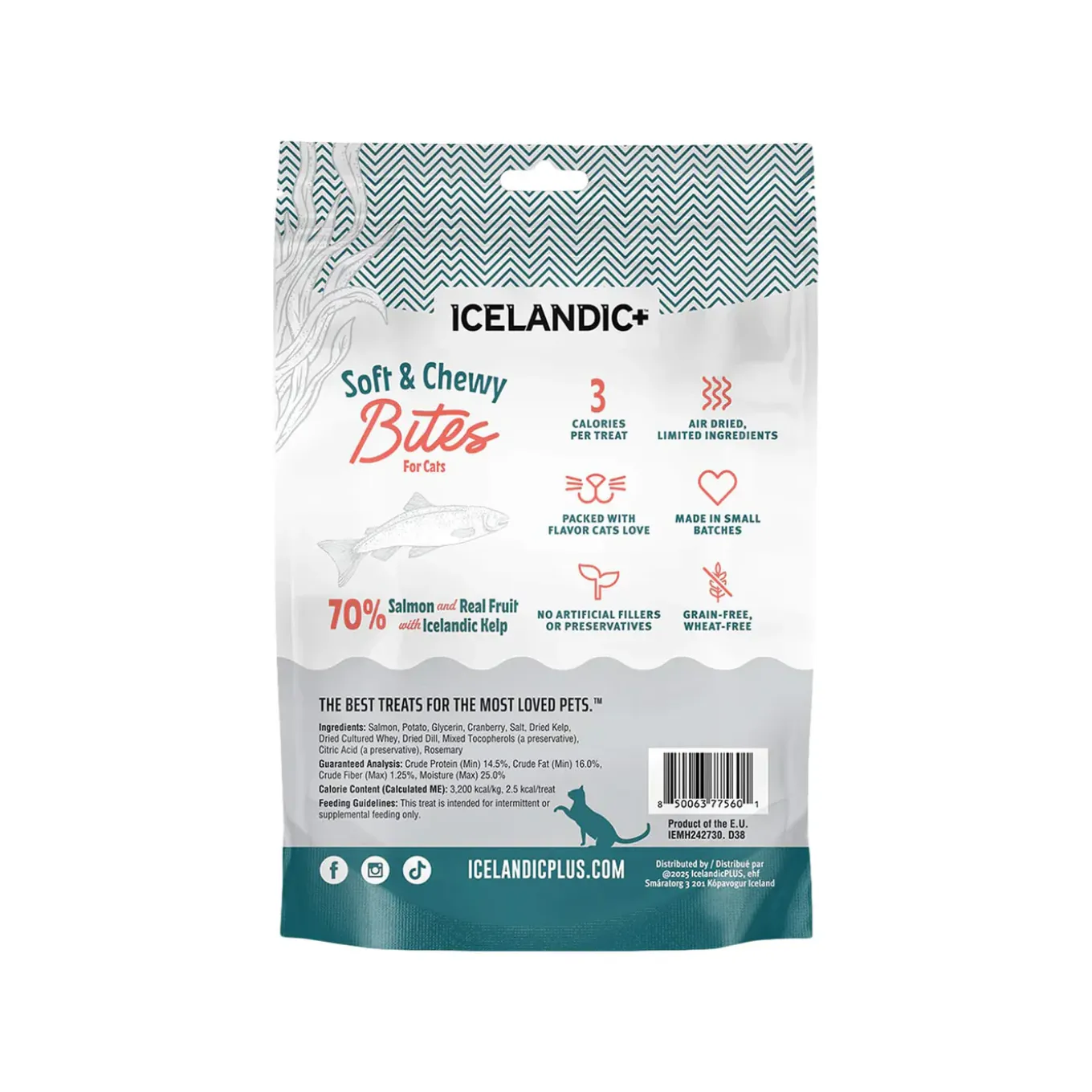 Icelandic+ Soft & Chewy Bites with Kelp for Cats