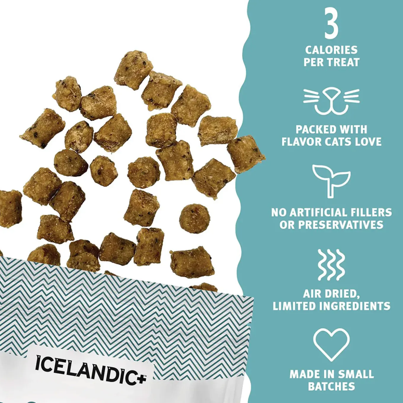 Icelandic+ Soft & Chewy Bites with Kelp for Cats