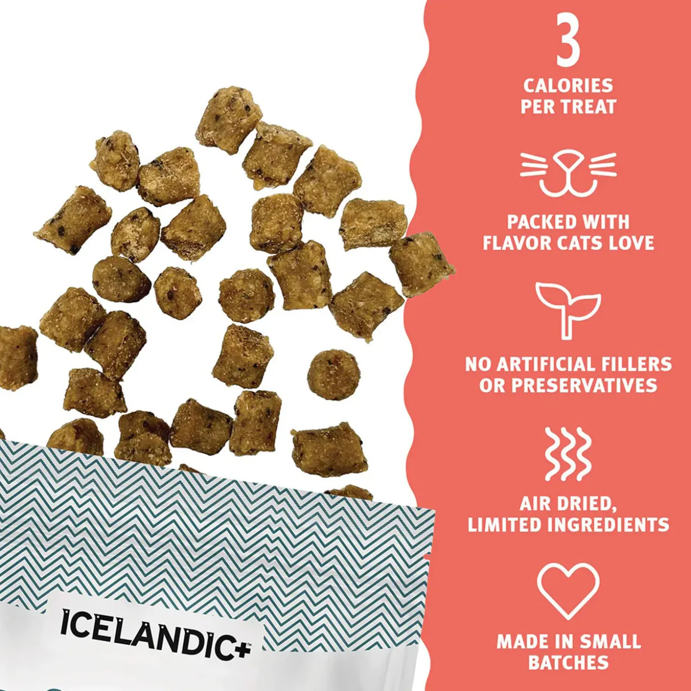 Icelandic+ Soft & Chewy Bites with Kelp for Cats