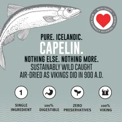Icelandic+ Capelin Whole Fish & Pieces Dog Treats