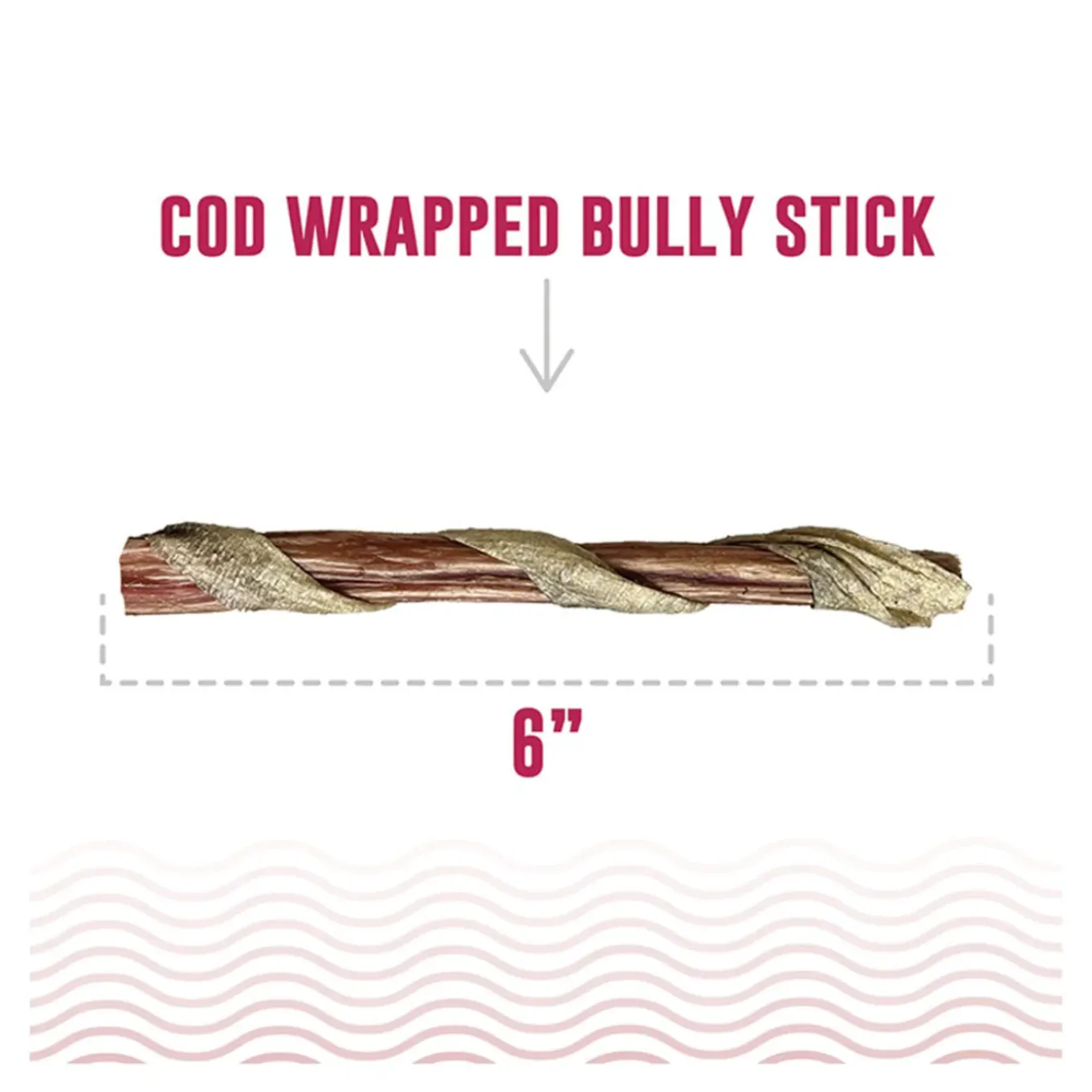 Icelandic+ Fish Sticks Bully Sticks Wrapped with Cod Skins
