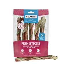 Icelandic+ Fish Sticks Bully Sticks Wrapped with Cod Skins