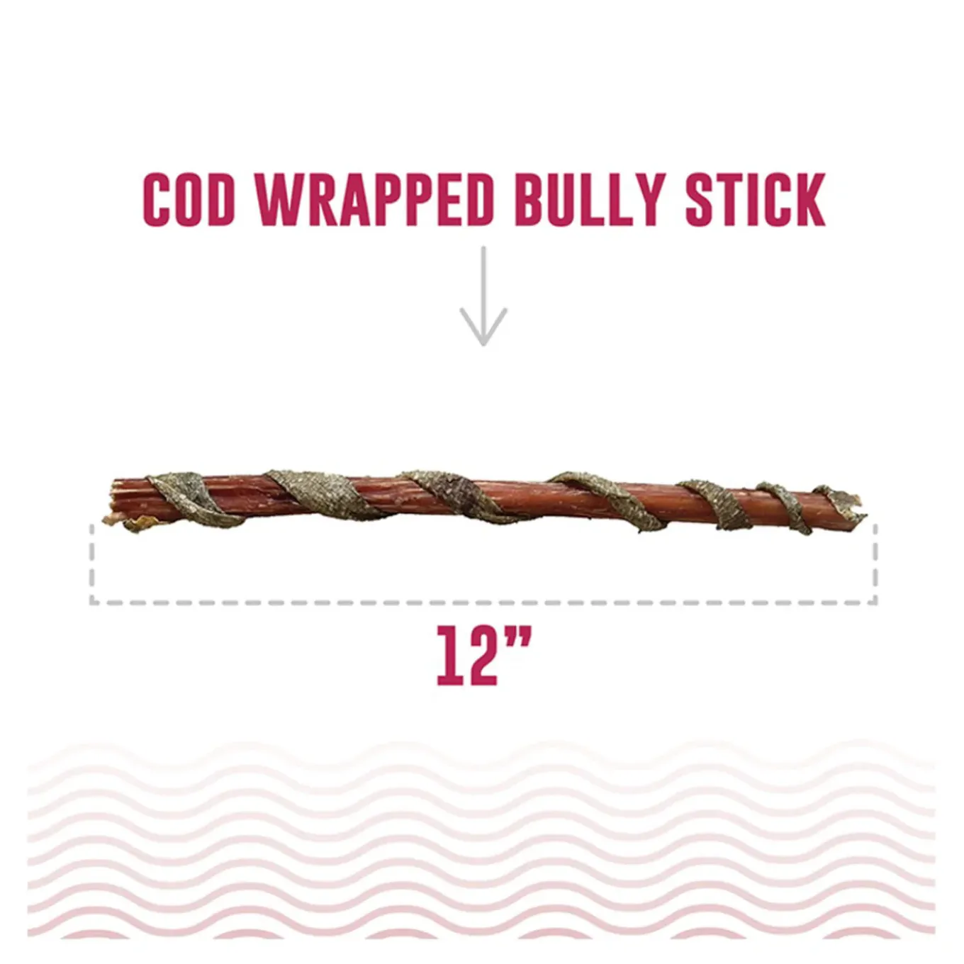 Icelandic+ Fish Sticks Bully Sticks Wrapped with Cod Skins