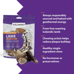 Icelandic+ Lamb Horn Marrow Dog Treats