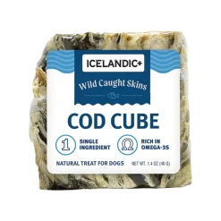 Icelandic+ Large Cod Skin Cube Dog Treats
