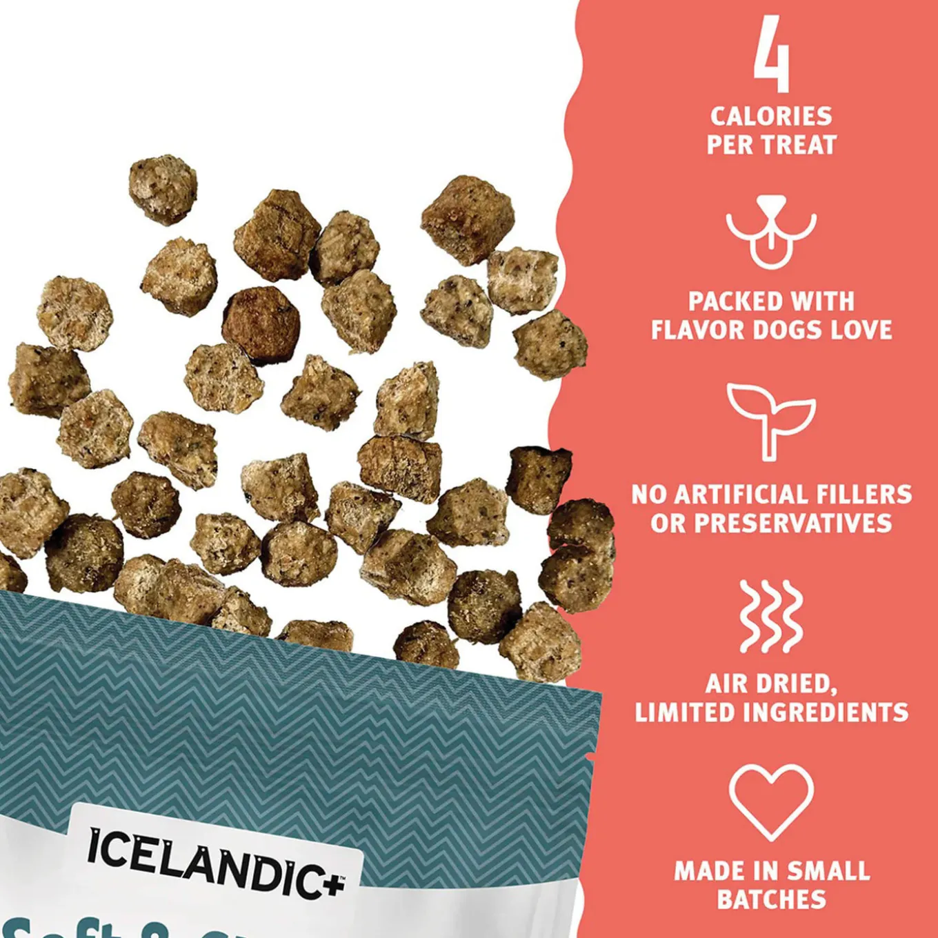 Icelandic+ Soft & Chewy Bites with Kelp for Dogs