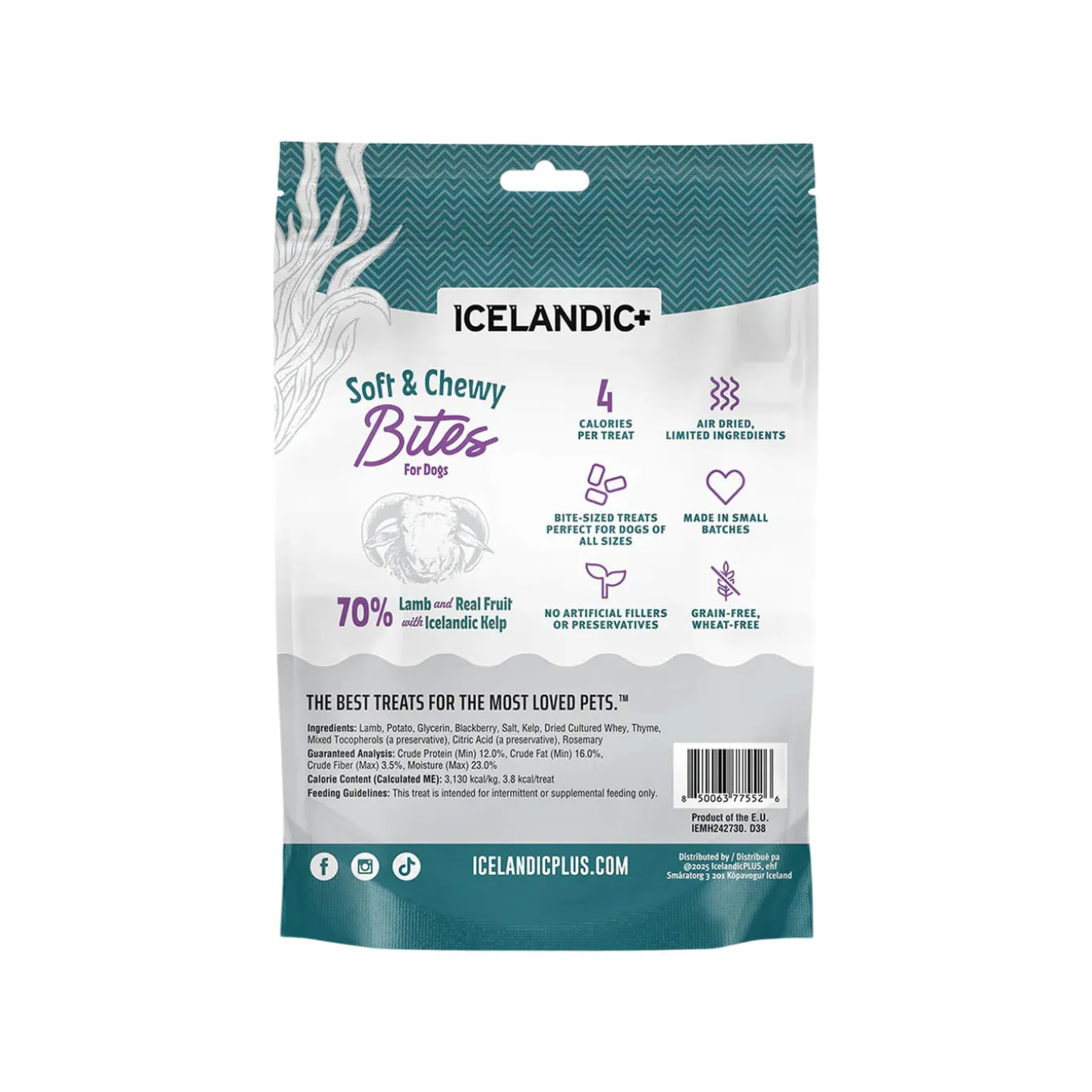 Icelandic+ Soft & Chewy Bites with Kelp for Dogs