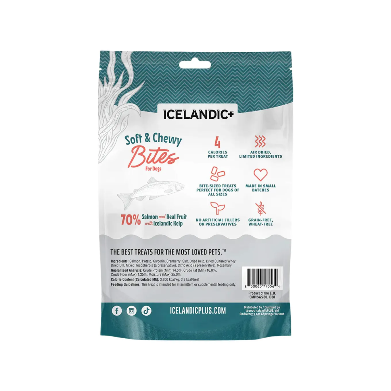 Icelandic+ Soft & Chewy Bites with Kelp for Dogs