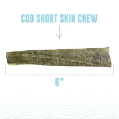 Icelandic+ Wild-Caught Cod Short Skins for Dogs