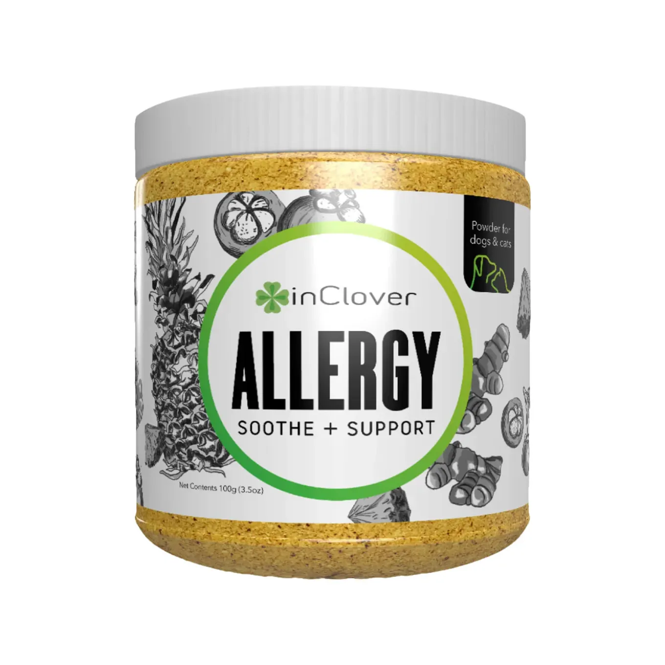 In Clover Allergy Powder Supplement for Dogs & Cats