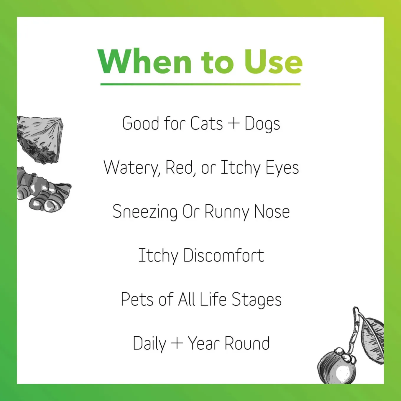 In Clover Allergy Powder Supplement for Dogs & Cats
