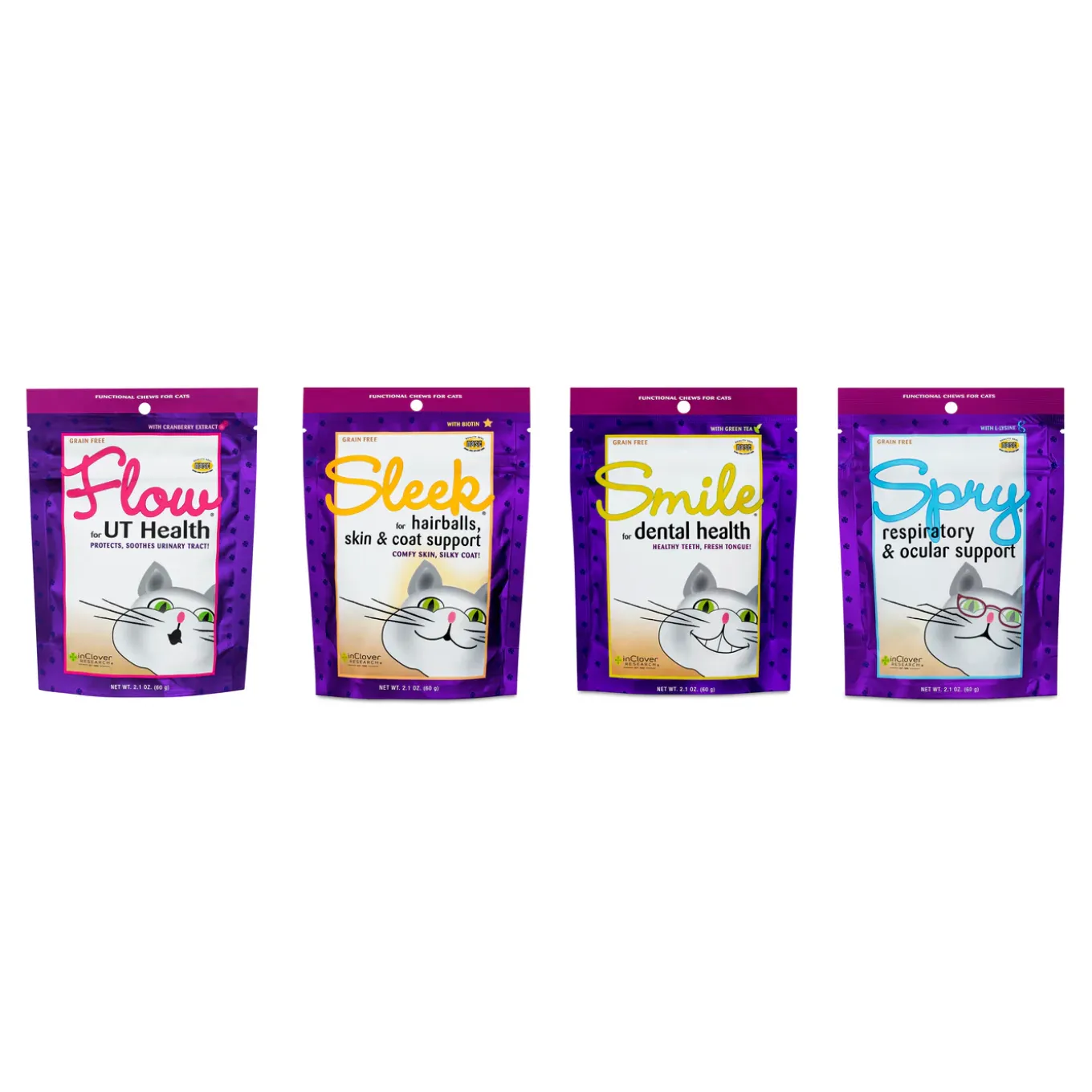 In Clover Sleek Soft Chews for Cats