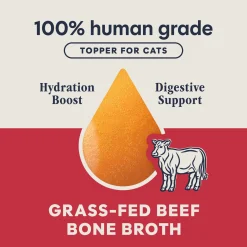Instinct Human Grade Bone Broth Meal Topper for Cats