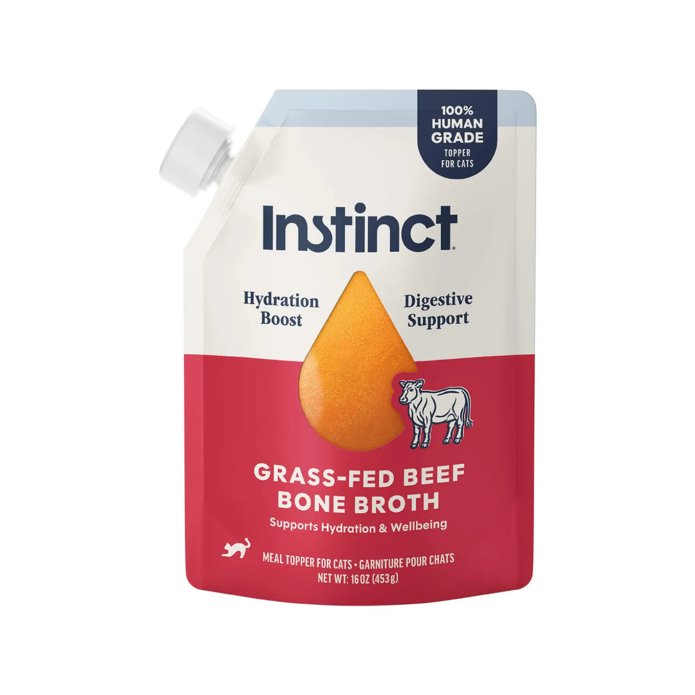 Instinct Human Grade Bone Broth Meal Topper for Cats