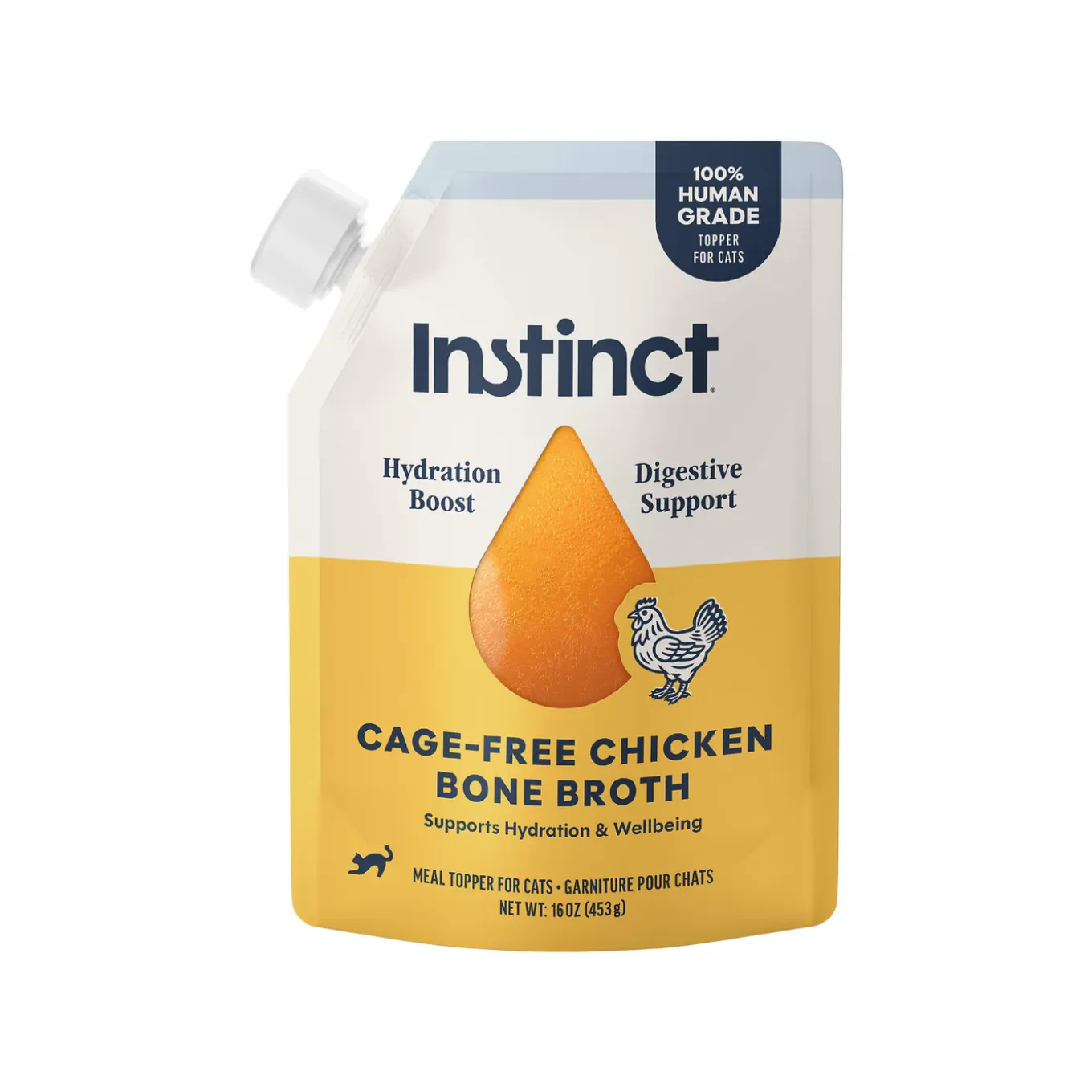 Instinct Human Grade Bone Broth Meal Topper for Cats