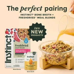 Instinct Human Grade Bone Broth Meal Topper for Dogs