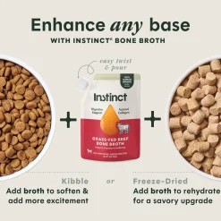 Instinct Human Grade Bone Broth Meal Topper for Dogs