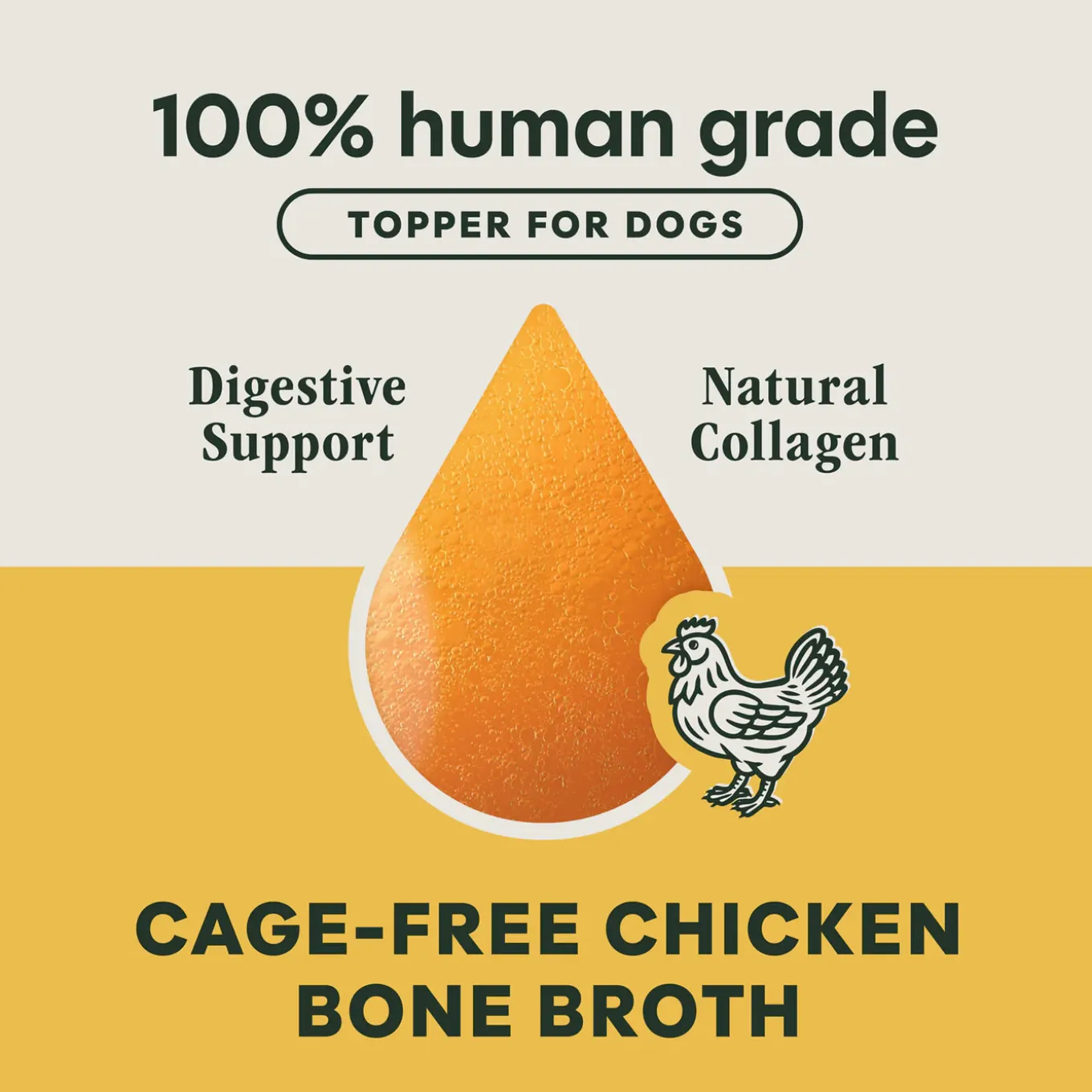 Instinct Human Grade Bone Broth Meal Topper for Dogs