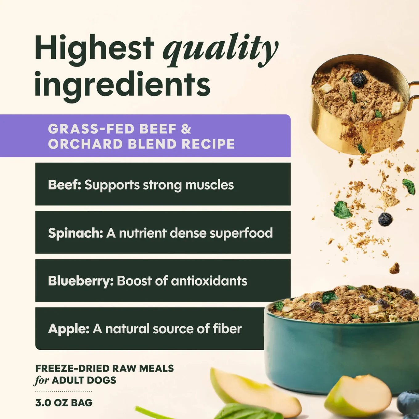 Instinct FreshDried Meal Blends Freeze Dried Raw Dog Food