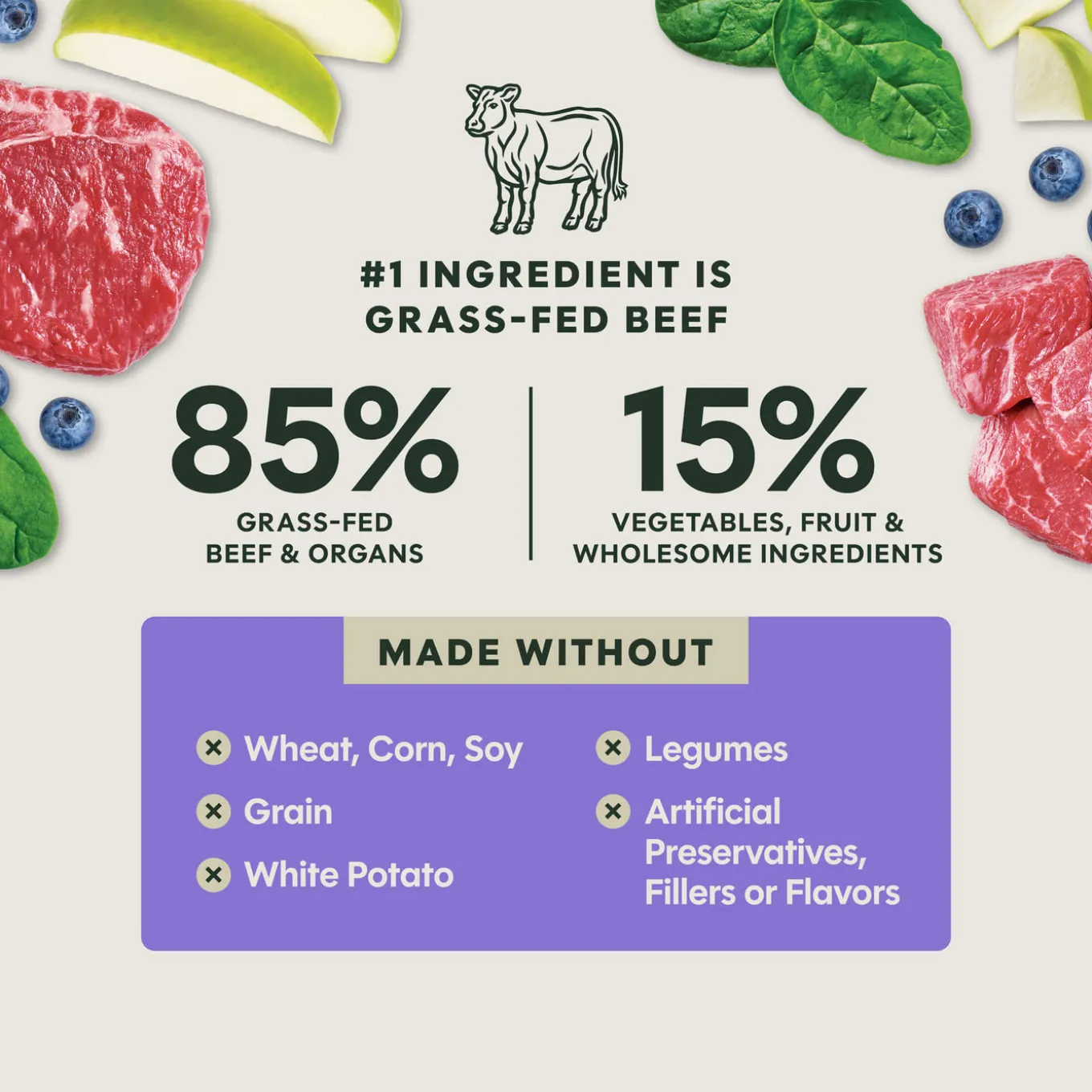 Instinct FreshDried Meal Blends Freeze Dried Raw Dog Food