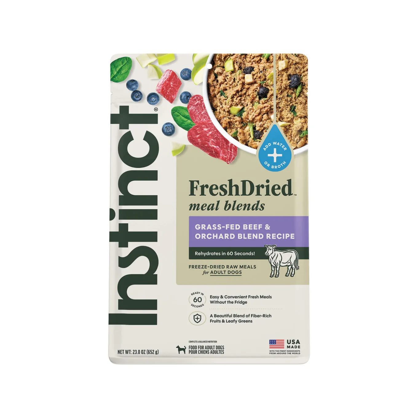 Instinct FreshDried Meal Blends Freeze Dried Raw Dog Food