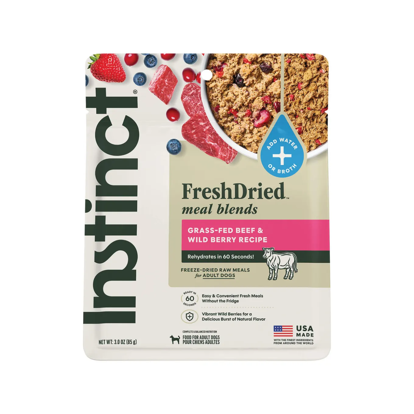 Instinct FreshDried Meal Blends Freeze Dried Raw Dog Food