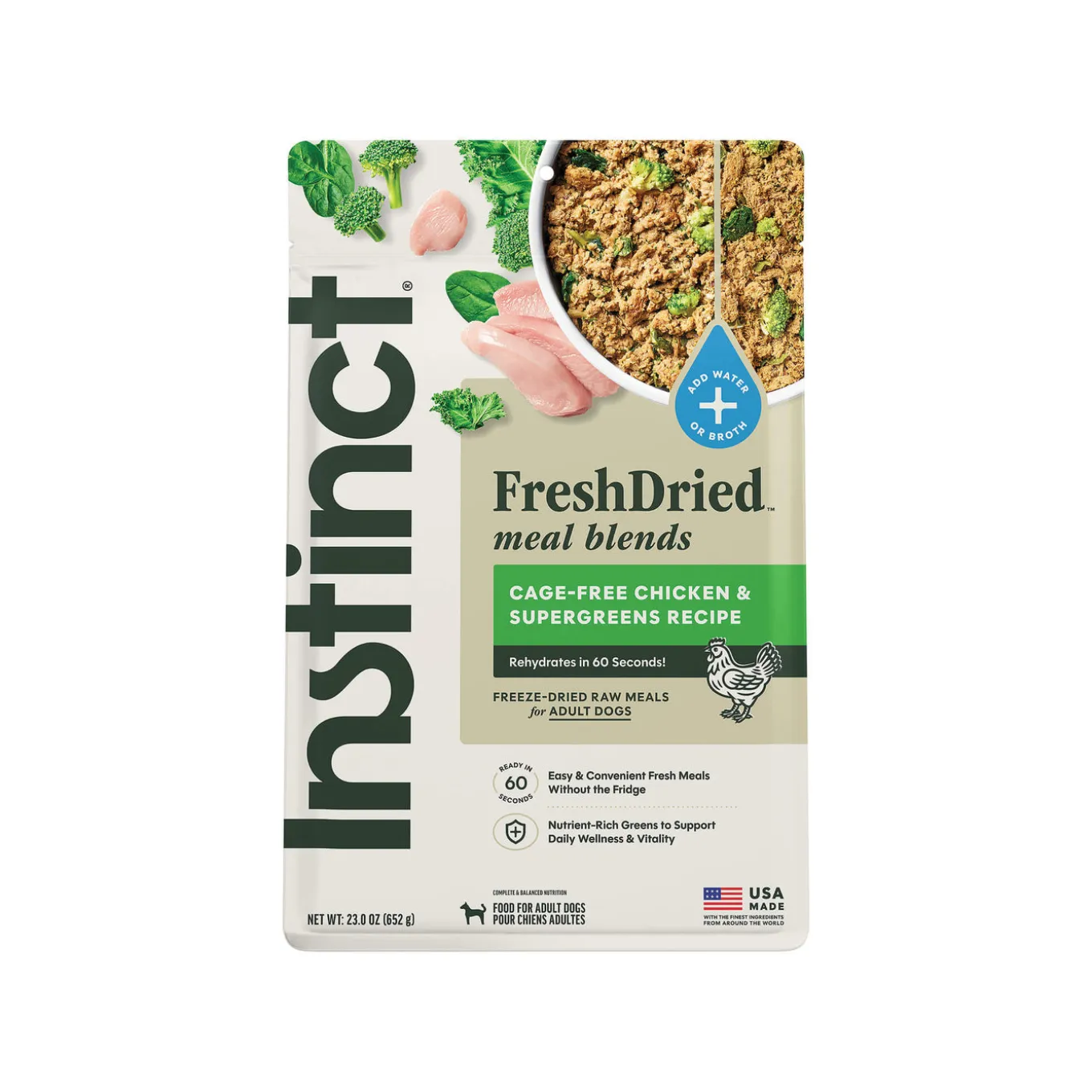 Instinct FreshDried Meal Blends Freeze Dried Raw Dog Food