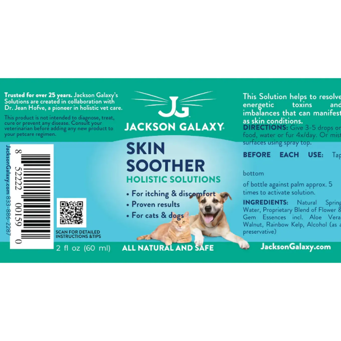 Jackson Galaxy Skin Soother for Cats & Dogs