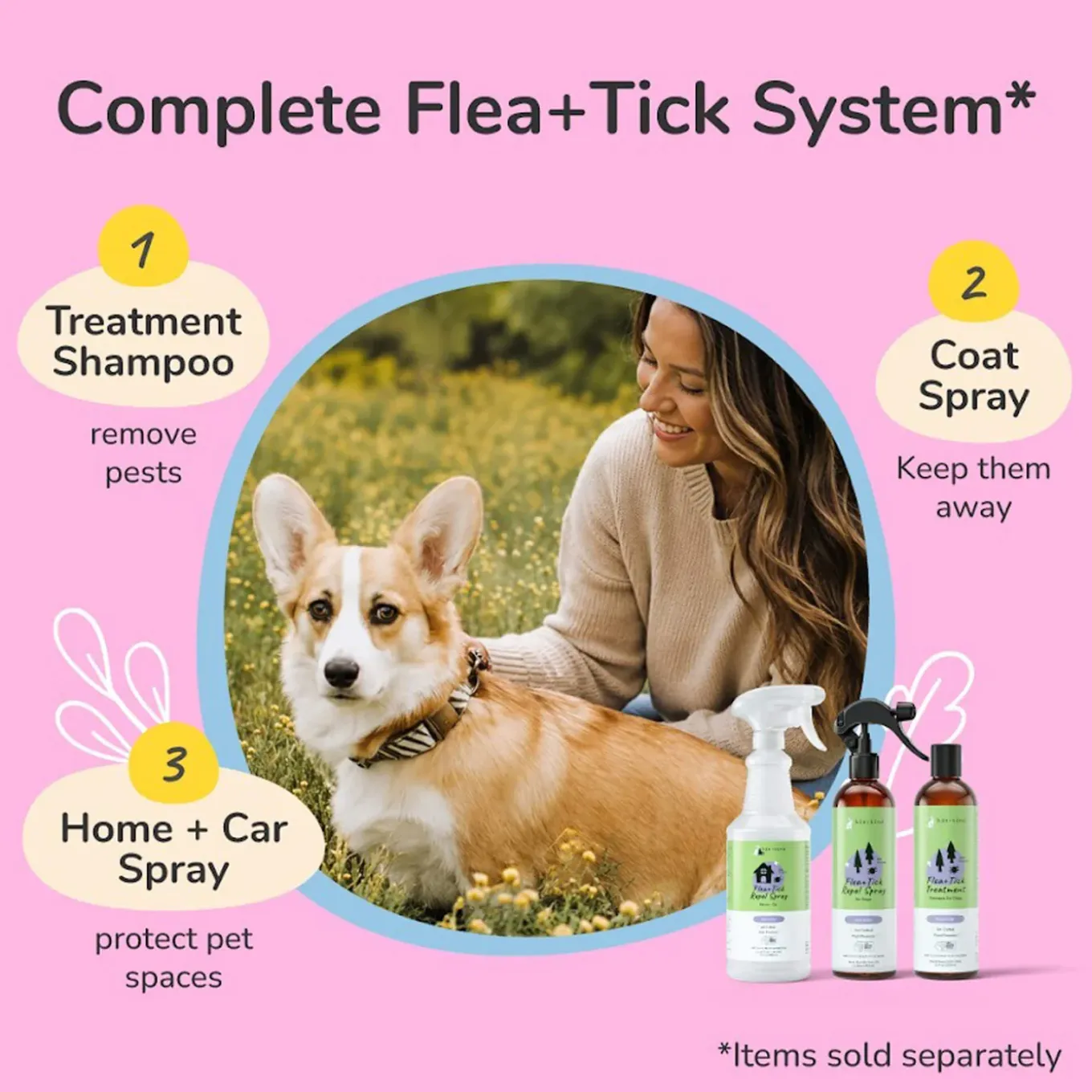 Kin + Kind Flea & Tick Shampoo for Dogs