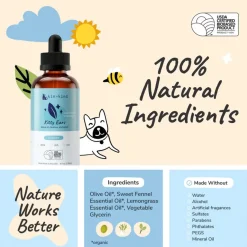 Kin + Kind Natural Kitty Ear Cleaner for Cats