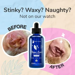 Kin + Kind Organic Ear Cleaner for Dogs
