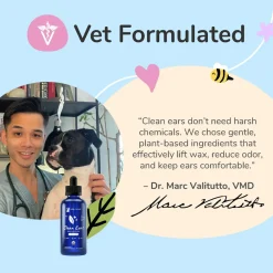 Kin + Kind Organic Ear Cleaner for Dogs