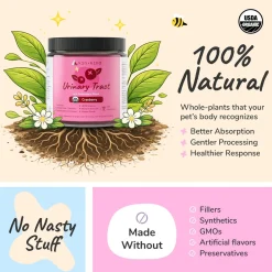 Kin + Kind Organic Urinary Tract Supplement for Cats & Dogs