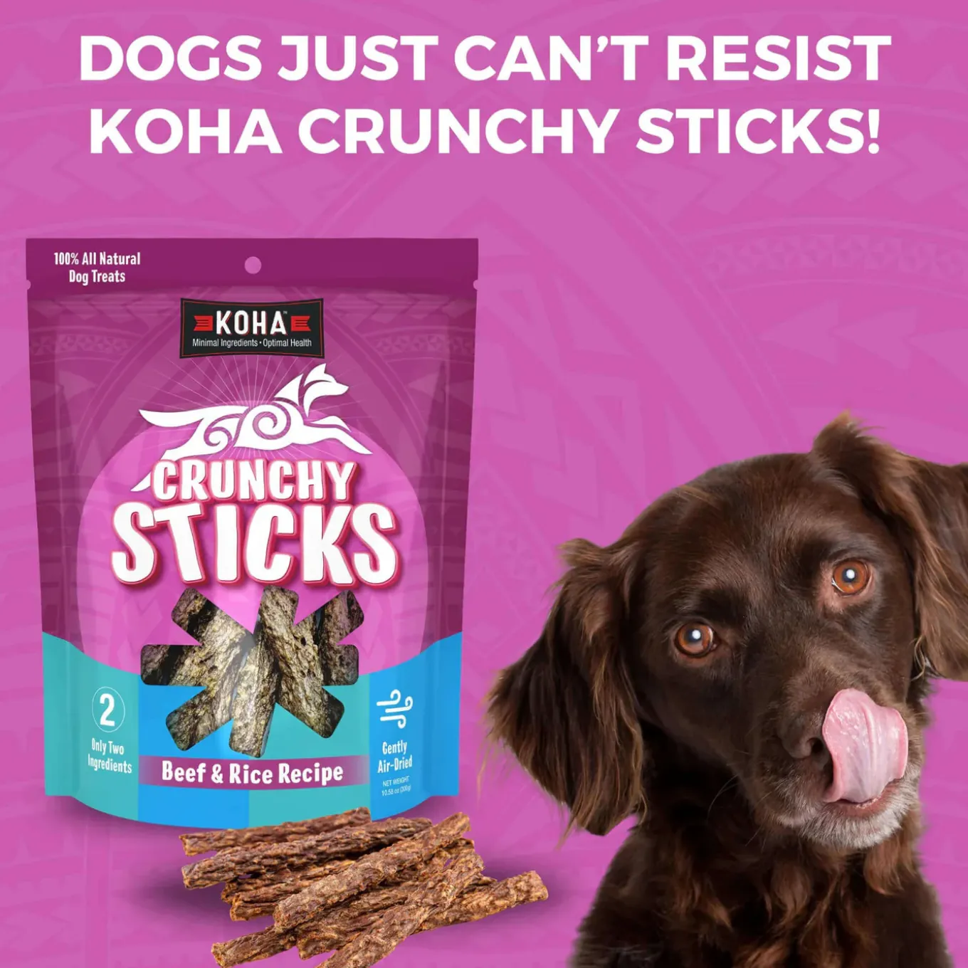 Koha Crunchy Sticks Dog Treats