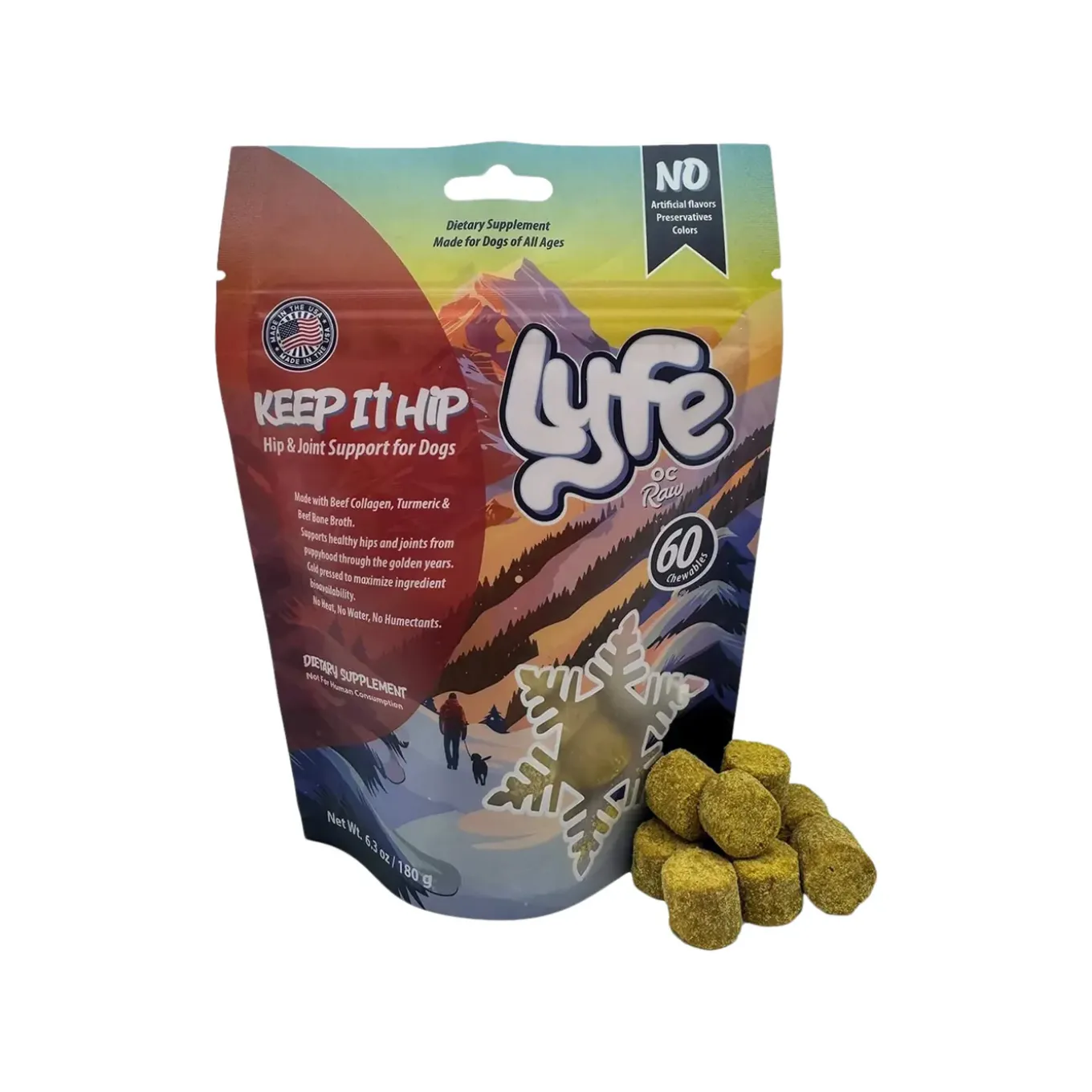 Lyfe Keep It Hip Joint Support Chews for Dogs