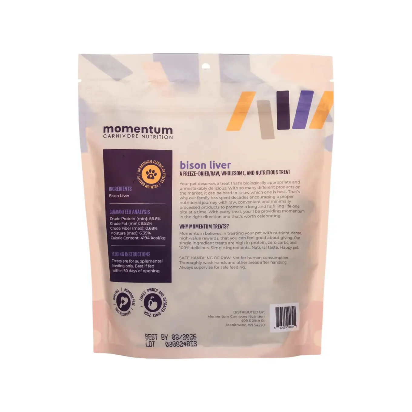 Momentum Freeze Dried Treats for Dogs & Cats