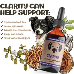 MycoDog Clarity Liquid Cognitive Support Supplement for Dogs
