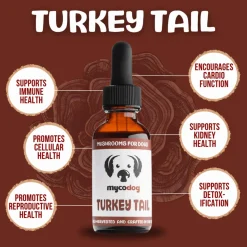 MycoDog Turkey Tail Mushroom Tincture for Dogs