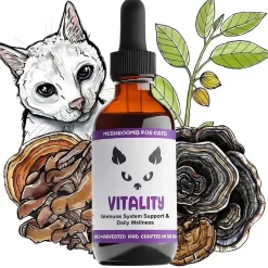 MycoDog Vitality Liquid Immune Support Supplement for Cats