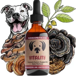 MycoDog Vitality Liquid Immune Support Supplement for Dogs