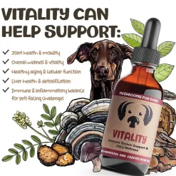 MycoDog Vitality Liquid Immune Support Supplement for Dogs