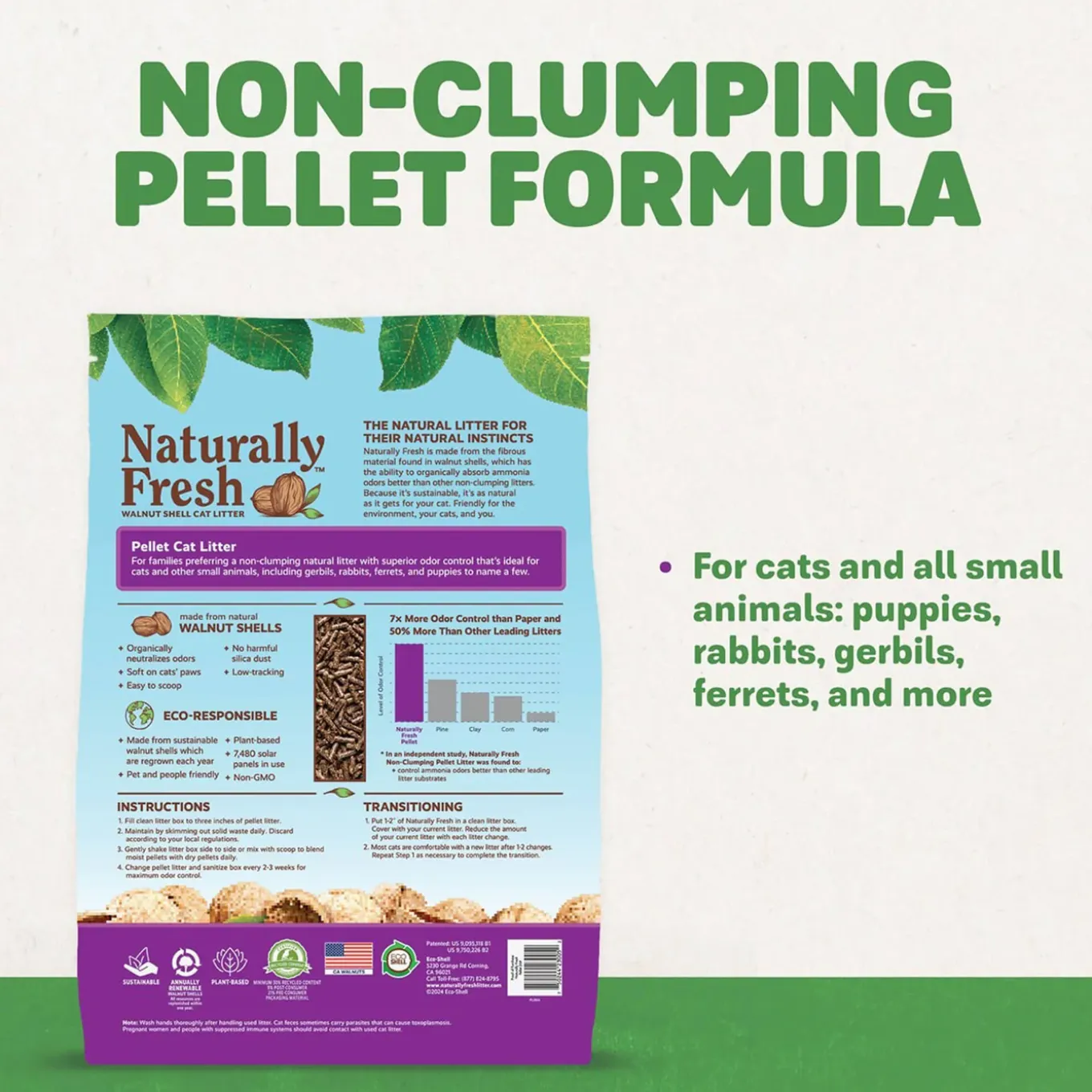 Naturally Fresh Non-Clumping Pellet Cat Litter