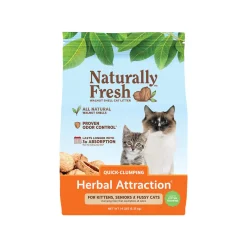 Naturally Fresh Quick Clumping Herbal Attraction Walnut Shell Cat Litter